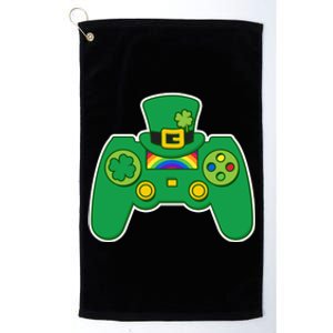 Lucky St Patrick's Day Video Game Controller Platinum Collection Golf Towel