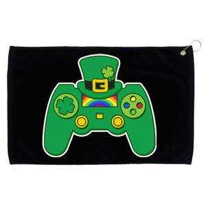 Lucky St Patrick's Day Video Game Controller Grommeted Golf Towel