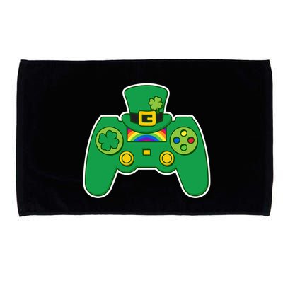 Lucky St Patrick's Day Video Game Controller Microfiber Hand Towel