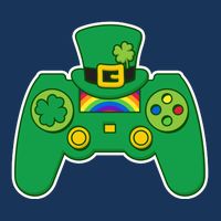 Lucky St Patrick's Day Video Game Controller Infant Baby Jersey Bodysuit