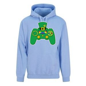 Lucky St Patrick's Day Video Game Controller Unisex Surf Hoodie