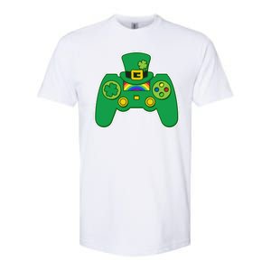 Lucky St Patrick's Day Video Game Controller Softstyle CVC T-Shirt