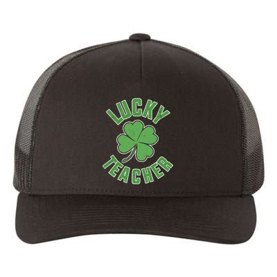 Lucky Teacher St. Patrick's Day Yupoong Adult 5-Panel Trucker Hat