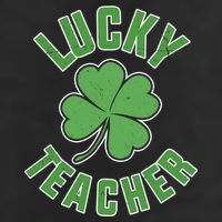 Lucky Teacher St. Patrick's Day Adult Drive Performance Visor