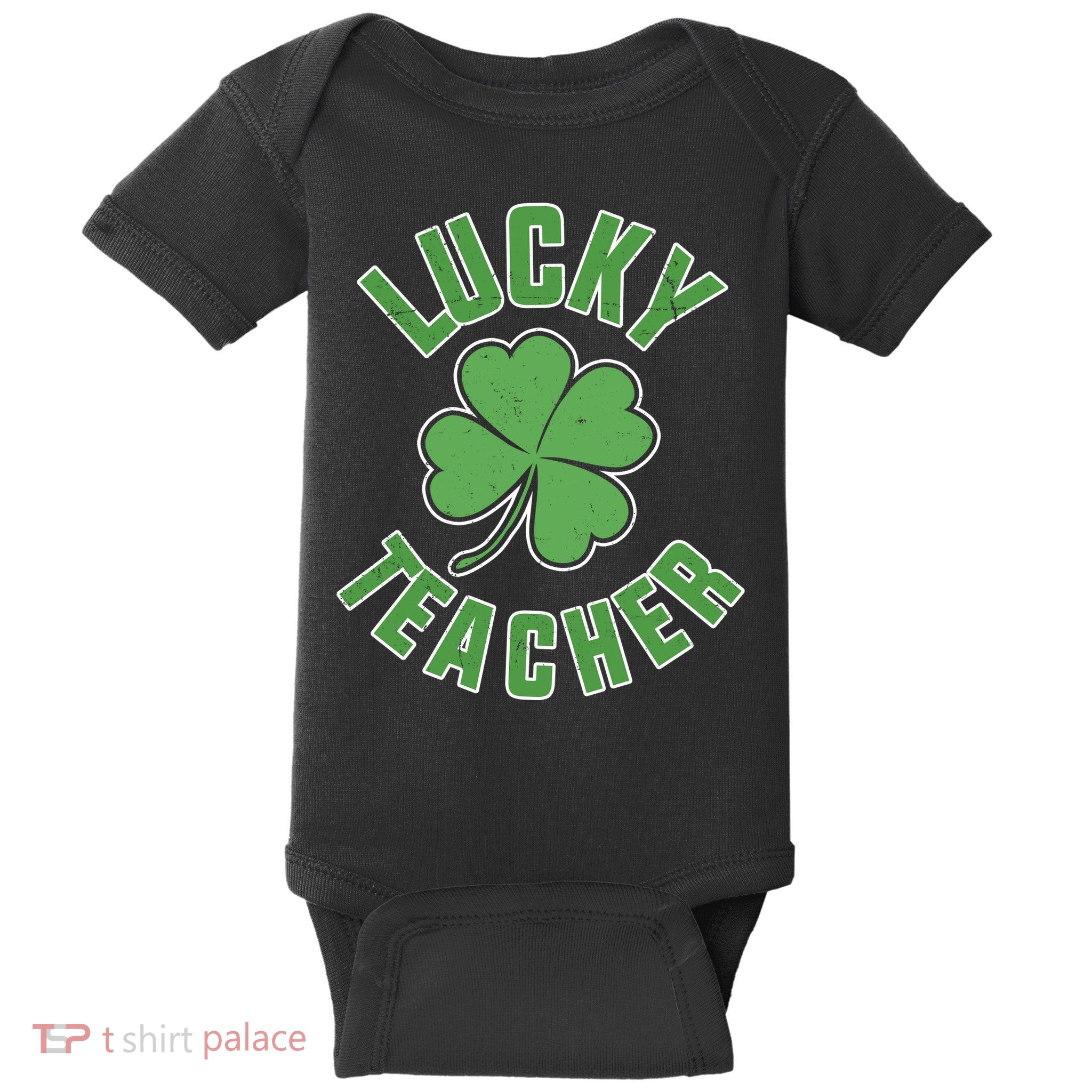 Lucky Teacher St. Patrick's Day Baby Bodysuit