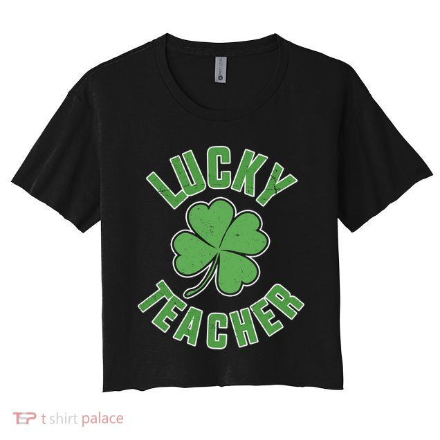 Lucky Teacher St. Patrick's Day Crop Top