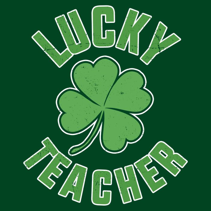 Lucky Teacher St. Patrick's Day Tie-Dye T-Shirt