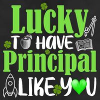 Lucky to Have Principal Like You Garment-Dyed Fleece Hoodie
