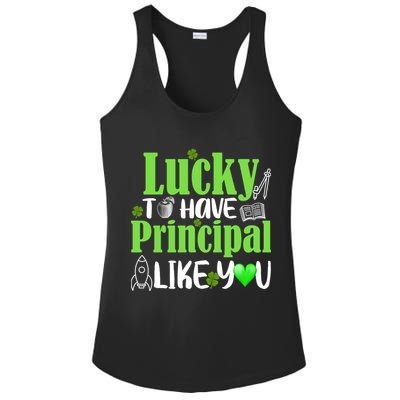 Lucky to Have Principal Like You Ladies PosiCharge Competitor Racerback Tank