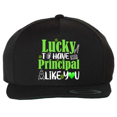 Lucky to Have Principal Like You Wool Snapback Cap