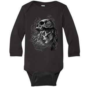 Luctus Dead Girl Baby Long Sleeve Bodysuit