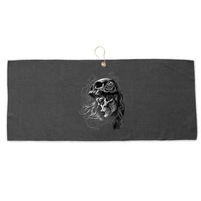 Luctus Dead Girl Large Microfiber Waffle Golf Towel