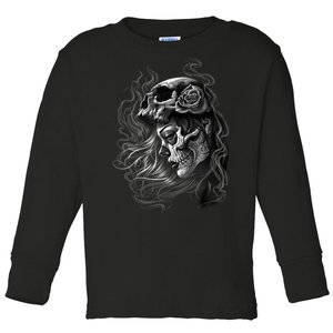 Luctus Dead Girl Toddler Long Sleeve Shirt