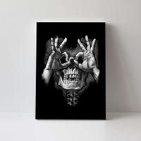 Luctus Skull Hands Canvas