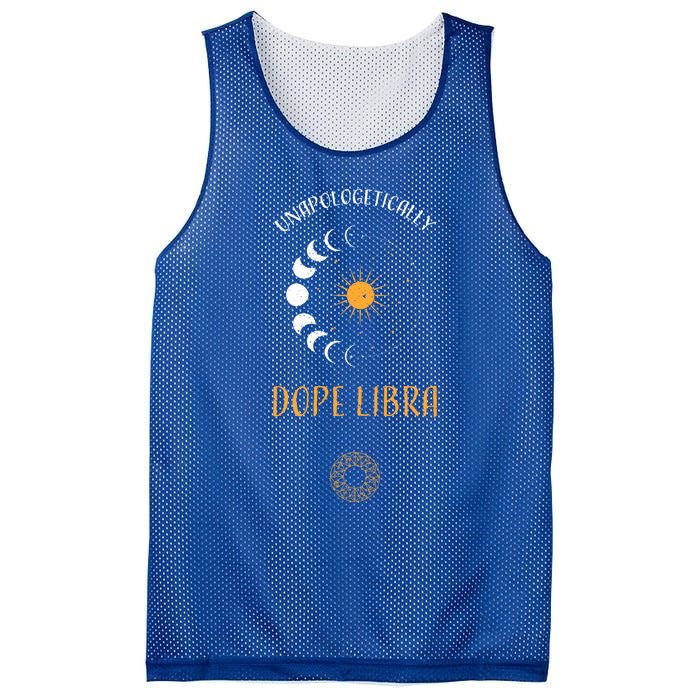 Libra: Unapologetically Dope Libra Astrology Meaningful Gift Mesh Reversible Basketball Jersey Tank