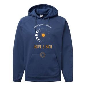 Libra: Unapologetically Dope Libra Astrology Meaningful Gift Performance Fleece Hoodie