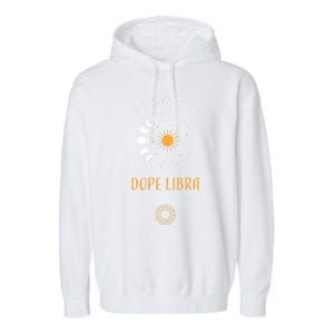 Libra: Unapologetically Dope Libra Astrology Meaningful Gift Garment-Dyed Fleece Hoodie