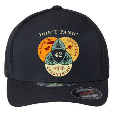 Life Universe Everything 42 Science Fiction Space Lovers Flexfit Unipanel Trucker Cap