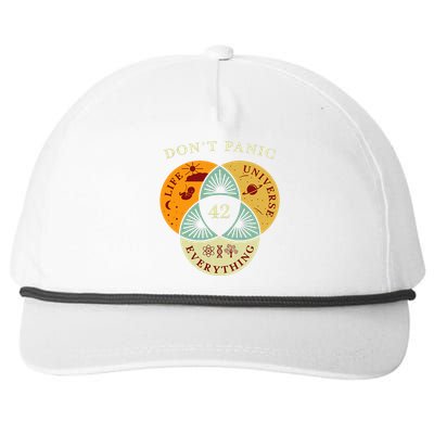 Life Universe Everything 42 Science Fiction Space Lovers Snapback Five-Panel Rope Hat