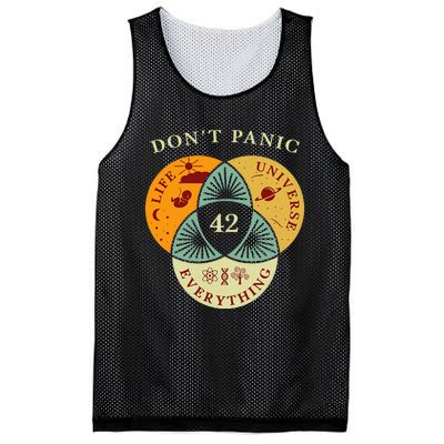 Life Universe Everything 42 Science Fiction Space Lovers Mesh Reversible Basketball Jersey Tank