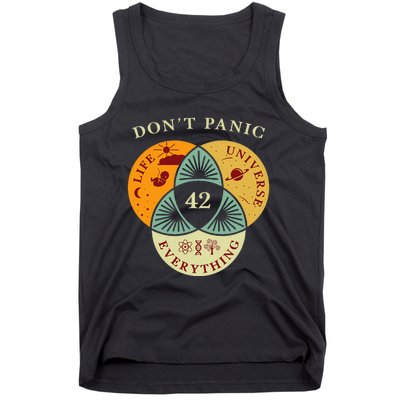 Life Universe Everything 42 Science Fiction Space Lovers Tank Top