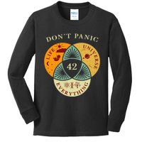 Life Universe Everything 42 Science Fiction Space Lovers Kids Long Sleeve Shirt