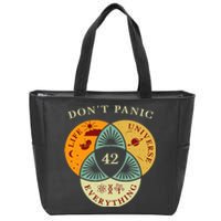 Life Universe Everything 42 Science Fiction Space Lovers Zip Tote Bag