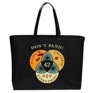 Life Universe Everything 42 Science Fiction Space Lovers Cotton Canvas Jumbo Tote