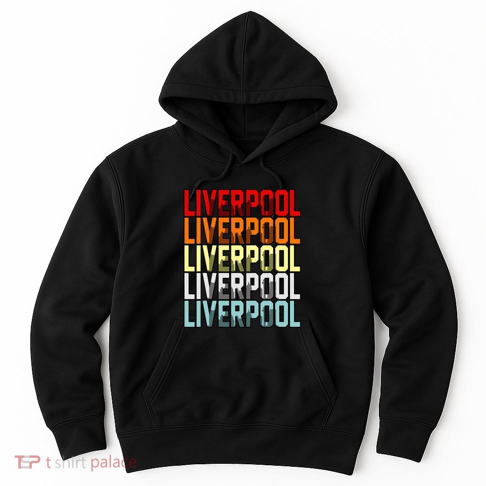 Liverpool Uk Flag Hoodie