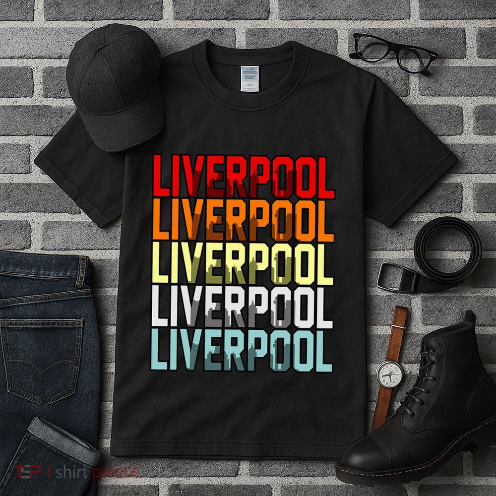 Liverpool Uk Flag Tall T-Shirt