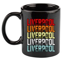 Liverpool Uk Flag 11oz C Handle Ceramic Mug