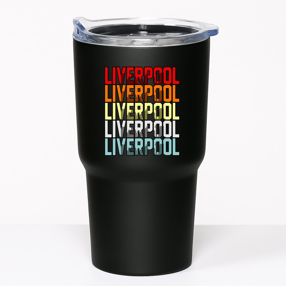Liverpool Uk Flag Tumbler