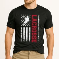 Lacrosse Usa Flag Lax Cooling Performance Crew T-Shirt