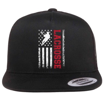 Lacrosse Usa Flag Lax Flatbill Hat