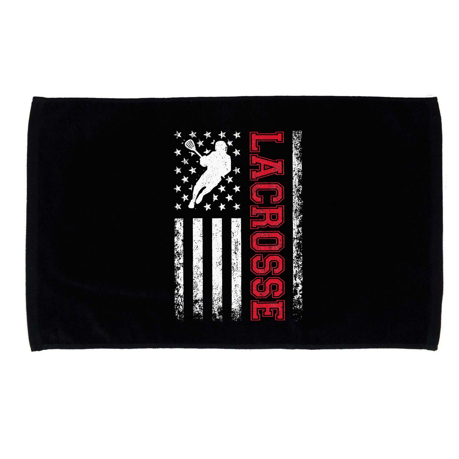 Lacrosse Usa Flag Lax Microfiber Hand Towel