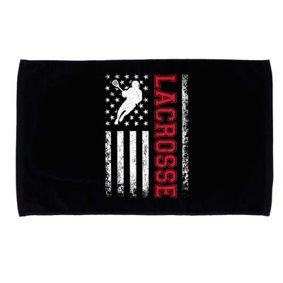 Lacrosse Usa Flag Lax Microfiber Hand Towel