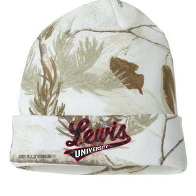 Lewis University Flyers Distressed Primary Kati Licensed 12" Camo Beanie