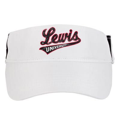 Lewis University Flyers Distressed Primary Adult Drive Performance Visor