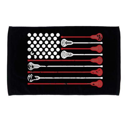 Lacrosse USA Flag Lax Microfiber Hand Towel