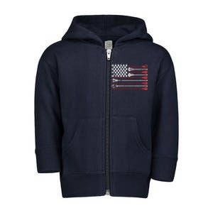 Lacrosse USA Flag Lax Toddler Zip Fleece Hoodie