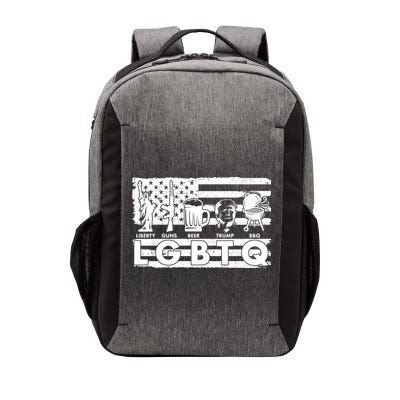 LGBTQ USA Flag Liberty Guns Beer Trump BBQ Vector Backpack