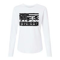 LGBTQ USA Flag Liberty Guns Beer Trump BBQ Womens Cotton Relaxed Long Sleeve T-Shirt