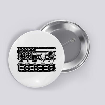 LGBTQ USA Flag Liberty Guns Beer Trump BBQ Button