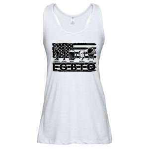 LGBTQ USA Flag Liberty Guns Beer Trump BBQ Ladies Essential Flowy Tank