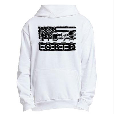 LGBTQ USA Flag Liberty Guns Beer Trump BBQ Urban Pullover Hoodie