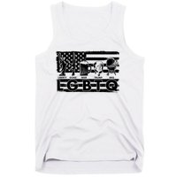 LGBTQ USA Flag Liberty Guns Beer Trump BBQ Tank Top