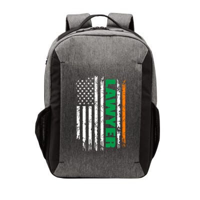 Lawyer Usa Flag Irish St Patrick Day Gift Vector Backpack