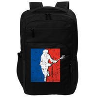 Lacrosse USA Flag Lacrosse Player Impact Tech Backpack