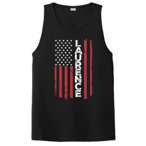 Laurence Usa Flag American Flag Patriotic Great Gift PosiCharge Competitor Tank