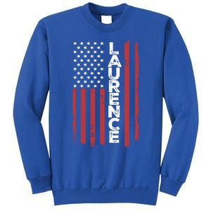 Laurence Usa Flag American Flag Patriotic Great Gift Sweatshirt